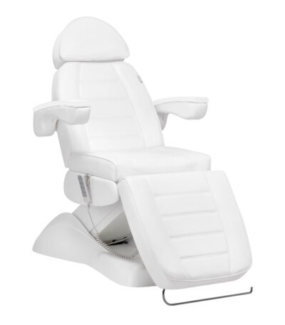 Lux 4M Electric Cosmetic Chair White With Cradle