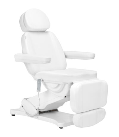 Electric Cosmetic Armchair Sillon Classic 3 Motors With Heater Second Edition White