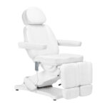 Electric Cosmetic Chair Sillon Classic 3 Motors With Pedicure Cradle White