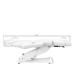 Sillón Cosmético Eléctrico Sillon Classic 3 Motores Con Cuna Pedicura Blanco 19