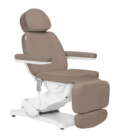Sillón Cosmético Eléctrico Sillon Classic 3 Motores Moderno Marrón