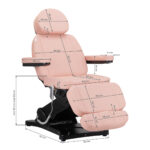 Sillón Cosmético Eléctrico Sillon Classic 3 Motores Rosa 17