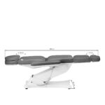 Sillón Cosmético Eléctrico Sillon Classic 4 Motores Con Cuna Gris 19