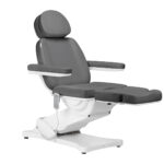 Sillón Cosmético Eléctrico Sillon Classic 4 Motores Con Cuna Gris 2