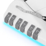 Sillón Cosmético Eléctrico Sillon Luxury 3 Motores Blanco Pedal Control 7