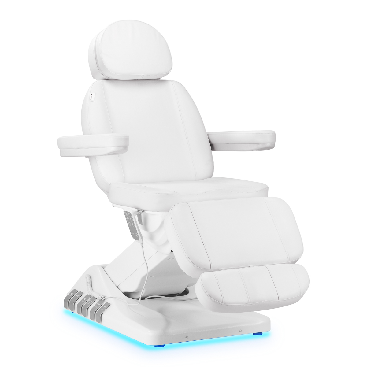 Electric Cosmetic Chair Luxury Chair 3 Motors White Pedal Control Electric Cosmetic Chair Luxury Chair 3 Motors White Pedal Control