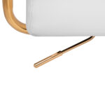 Sillón Cosmético Qs-Of211G Dorado Gris Claro 5