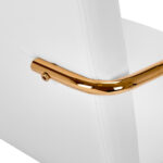 Sillón Cosmético Qs-Of211G Dorado Gris Claro 7