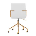 Sillón Cosmético Qs-Of211G Dorado Gris Claro 3