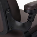 Sillón De Barbero Eléctrico Gabbiano Duke Marrón 12