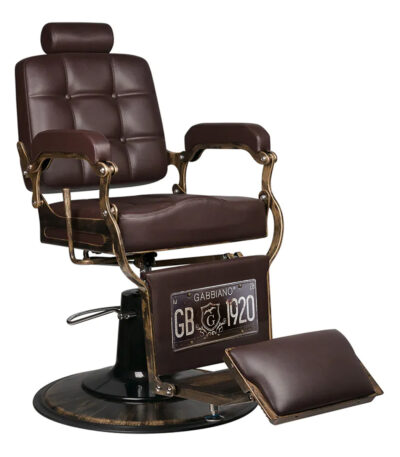 Barber Chair Gabbiano Boss Brown
