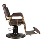 Sillón De Barbero Gabbiano Boss Marrón 3