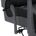 Sillón De Barbero Gabbiano Bruno Con Estructura De Grafito Negro 7