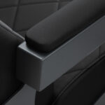 Sillón De Barbero Gabbiano Bruno Con Estructura De Grafito Negro 14