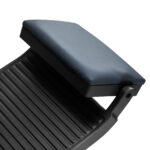 Sillón De Barbero Gabbiano Bruno Con Estructura Negra Grafito 8