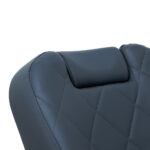 Sillón De Barbero Gabbiano Bruno Con Estructura Negra Grafito 10