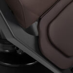 Sillón De Barbero Gabbiano Bruno Con Estructura Negra Marrón 13
