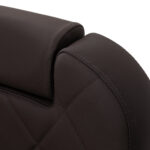 Sillón De Barbero Gabbiano Bruno Con Estructura Negra Marrón 16