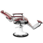Sillón De Barbero Gabbiano Estilo Moto Burdeos 2
