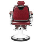 Sillón De Barbero Gabbiano Estilo Moto Burdeos 4