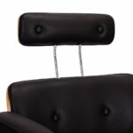 Sillón De Barbero Gabbiano Florencia Con Reposacabezas Negro Ajustable 5