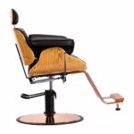 Sillón De Barbero Gabbiano Florencia Con Reposacabezas Negro Ajustable 3
