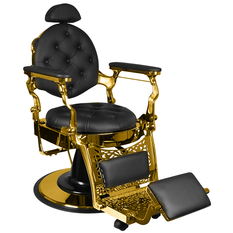 Sillón De Barbero Gabbiano Giulio Gold Black Sillón De Barbero Gabbiano Giulio Gold Black