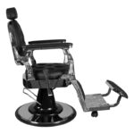 Sillón De Barbero Gabbiano Giulio Plata Negro 1