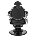 Sillón De Barbero Gabbiano Giulio Plata Negro 2