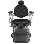 Sillón De Barbero Gabbiano Giulio Plata Negro 3