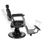 Sillón De Barbero Gabbiano Giulio Plata Negro 4