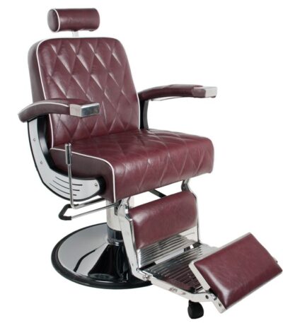 Gabbiano Imperial Barber Chair Bordeaux