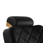 Cadeira de barbeiro Gabbiano Leonardo Black Gold 5