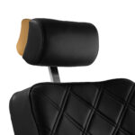 Cadeira de barbeiro Gabbiano Leonardo Black Gold 7