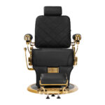 Cadeira de barbeiro Gabbiano Leonardo Black Gold 1