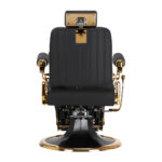 Cadeira de barbeiro Gabbiano Leonardo Black Gold 2