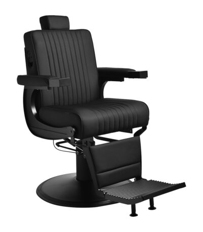 Gabbiano Levi Barber Chair With Black Seamless Back Frame