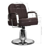 Sillón De Barbero Gabbiano Marrón De Popa