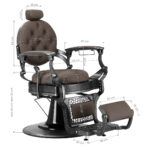 Sillón De Barbero Gabbiano Niccolo Brown 15