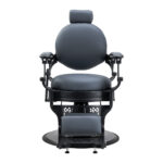 Sillón De Barbero Gabbiano Niccolo Grafito Sin Botones 1