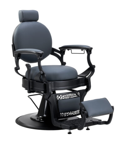 Barber Chair Gabbiano Niccolo Graphite Graphite without Buttons