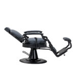 Sillón De Barbero Gabbiano Niccolo Grafito Sin Botones 4