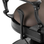 Sillón De Barbero Gabbiano Niccolo Marrón Sin Botones 7