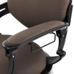 Sillón De Barbero Gabbiano Niccolo Marrón Sin Botones 9