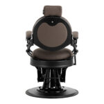 Sillón De Barbero Gabbiano Niccolo Marrón Sin Botones 2
