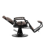 Sillón De Barbero Gabbiano Niccolo Marrón Sin Botones 4