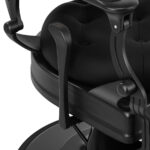 Sillón De Barbero Gabbiano Niccolo Negro 7