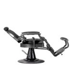 Sillón De Barbero Gabbiano Niccolo Negro 4
