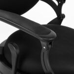 Sillón De Barbero Gabbiano Niccolo Negro Sin Botones 8