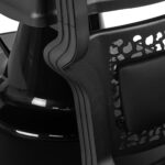Sillón De Barbero Gabbiano Niccolo Negro Sin Botones 10